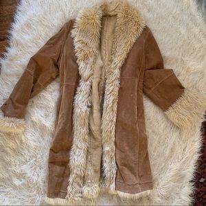 wilson leather shearling coat